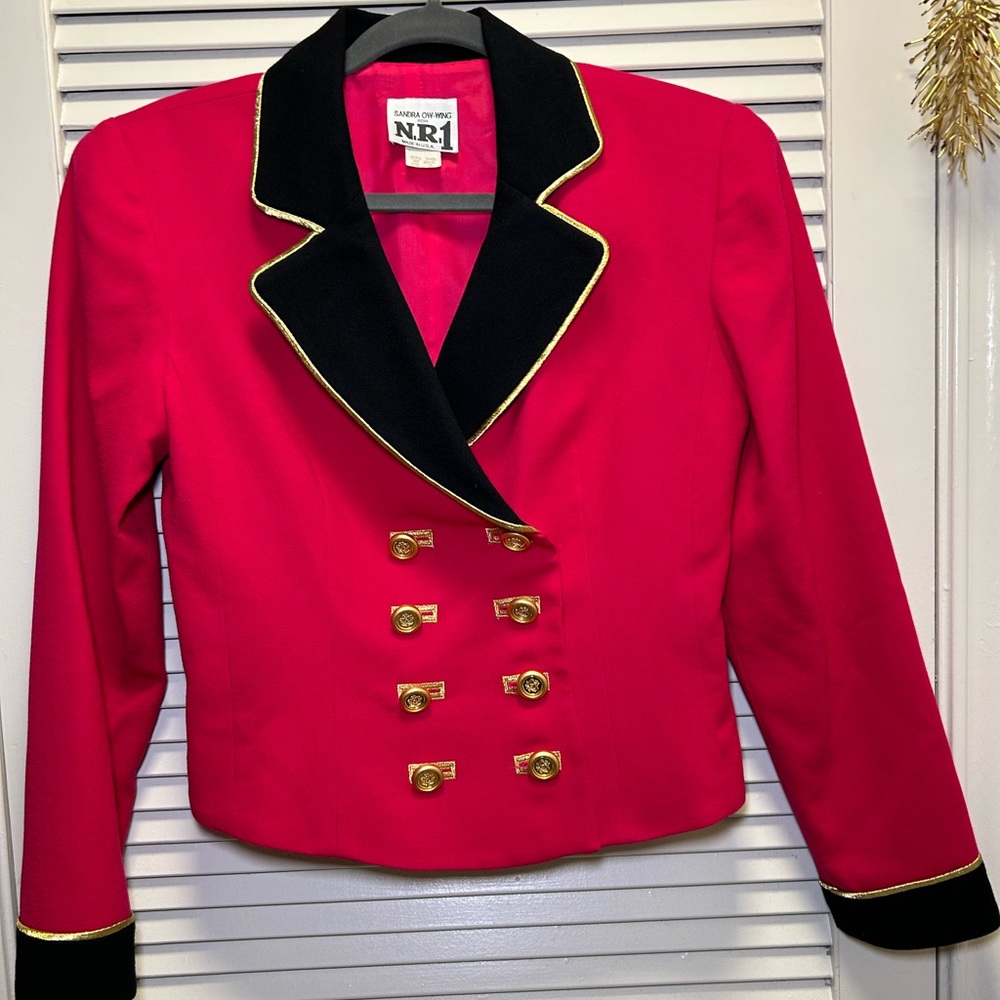 Vintage Sandra Ow-Wing for NR1 PINK Blazer M/10